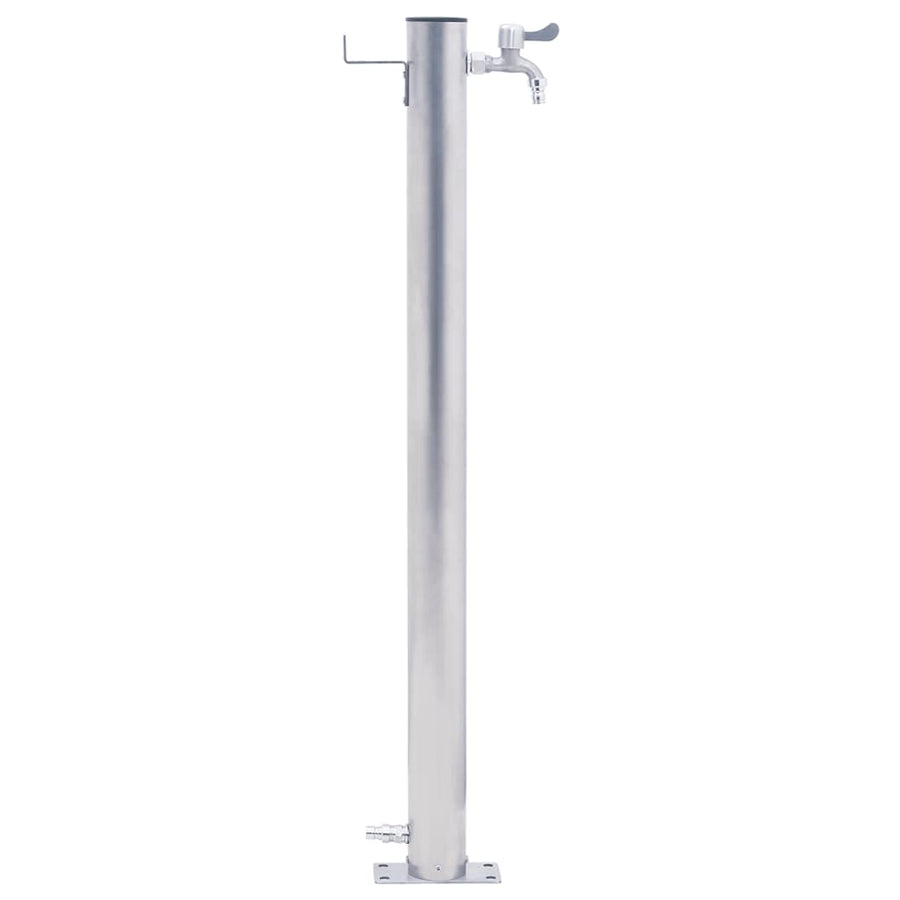 Waterzuil Roestvrij Staal 80 cm Rond
