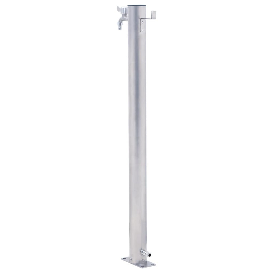 Waterzuil Roestvrij Staal 80 cm Rond