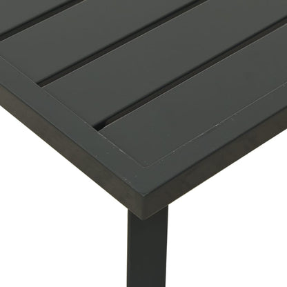 2-Delige Loungeset Staal Antracietkleurig hoek + Tafel
