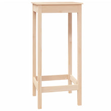 Bartafel Massief Grenenhout 50 x 50 x 110 cm Naturel