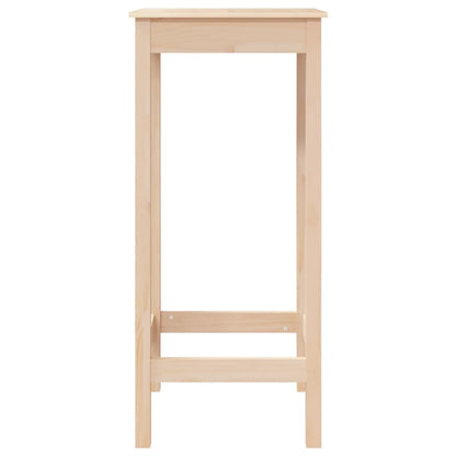 Bartafel Massief Grenenhout 50 x 50 x 110 cm Naturel