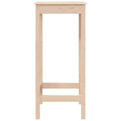 Bartafel Massief Grenenhout 50 x 50 x 110 cm Naturel