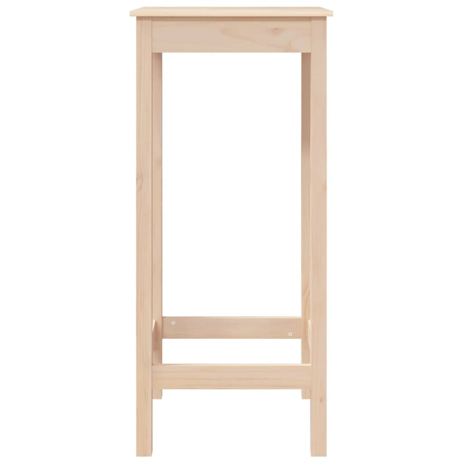 Bartafel Massief Grenenhout 50 x 50 x 110 cm Naturel