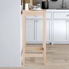 Bar table 50x50x110 cm solid pine wood