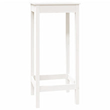 Bartafel Massief Grenenhout 50 x 50 x 110 cm Wit
