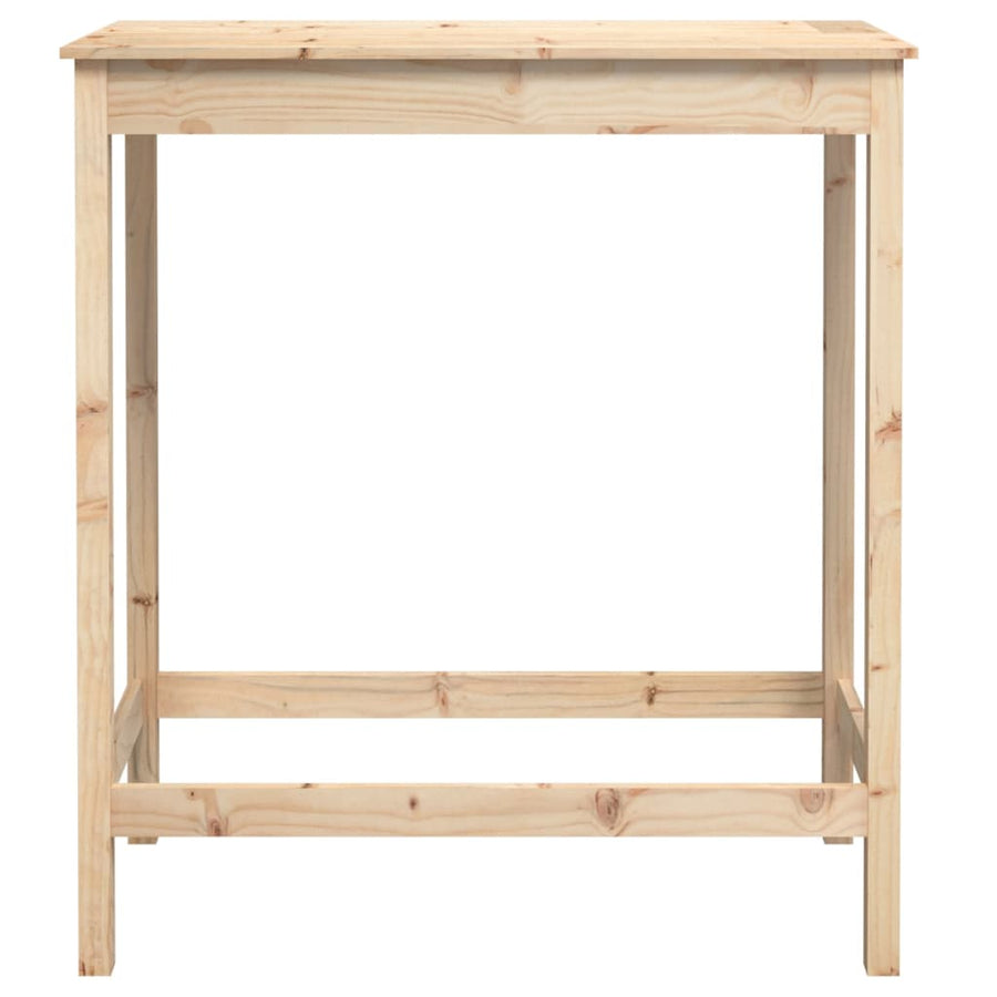 Bartafel Massief Grenenhout 100 x 50 x 110 cm Naturel