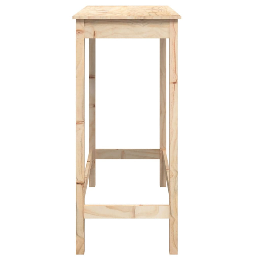 Bartafel Massief Grenenhout 100 x 50 x 110 cm Naturel