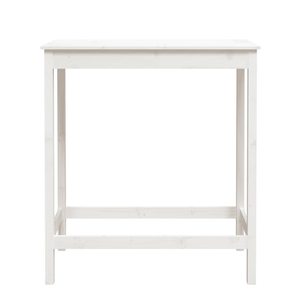 Bartafel Massief Grenenhout 100 x 50 x 110 cm Wit
