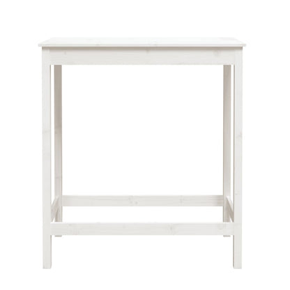 Bartafel Massief Grenenhout 100 x 50 x 110 cm Wit