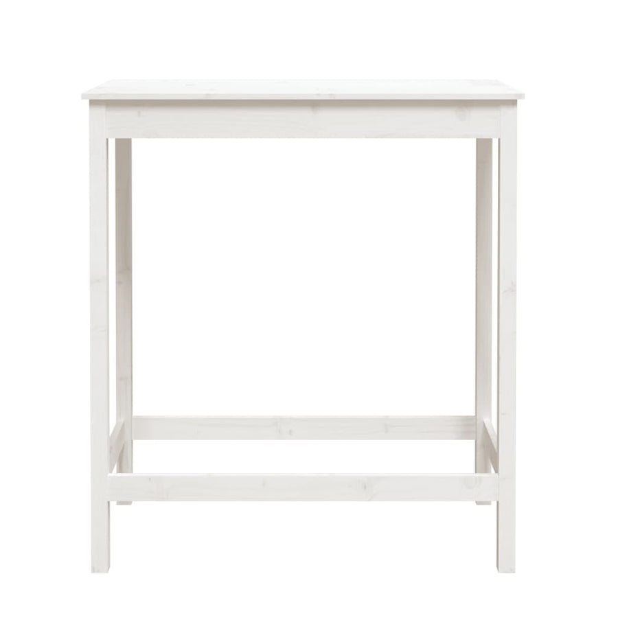 Bartafel Massief Grenenhout 100 x 50 x 110 cm Wit
