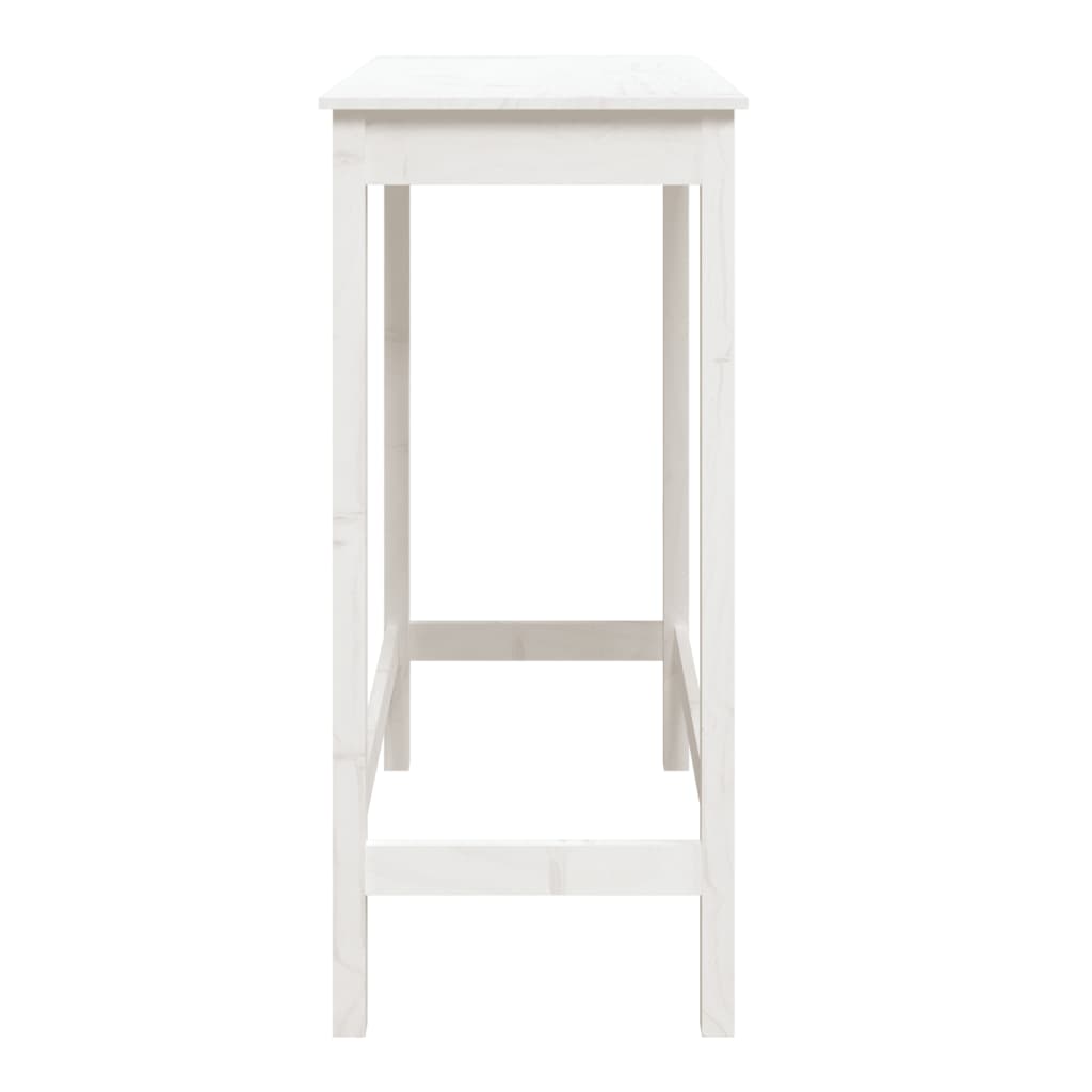 Bartafel Massief Grenenhout 100 x 50 x 110 cm Wit