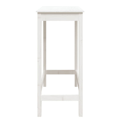 Bartafel Massief Grenenhout 100 x 50 x 110 cm Wit