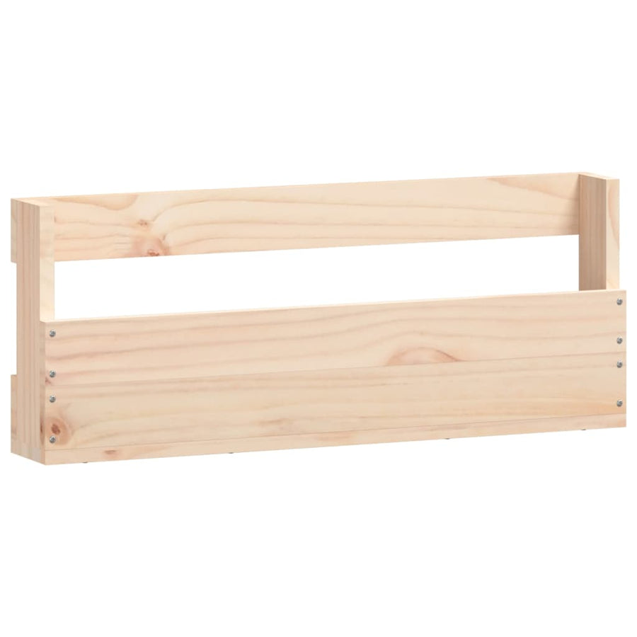 Wandschoenenrekken Massief Grenenhout Naturel 59 x 9 x 23 cm