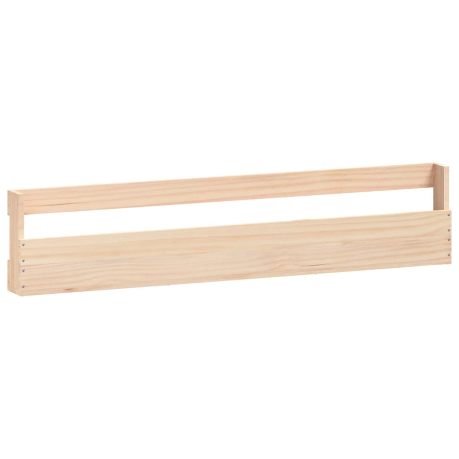 Wandschoenenrekken Massief Grenenhout Naturel 110 x 9 x 23 cm