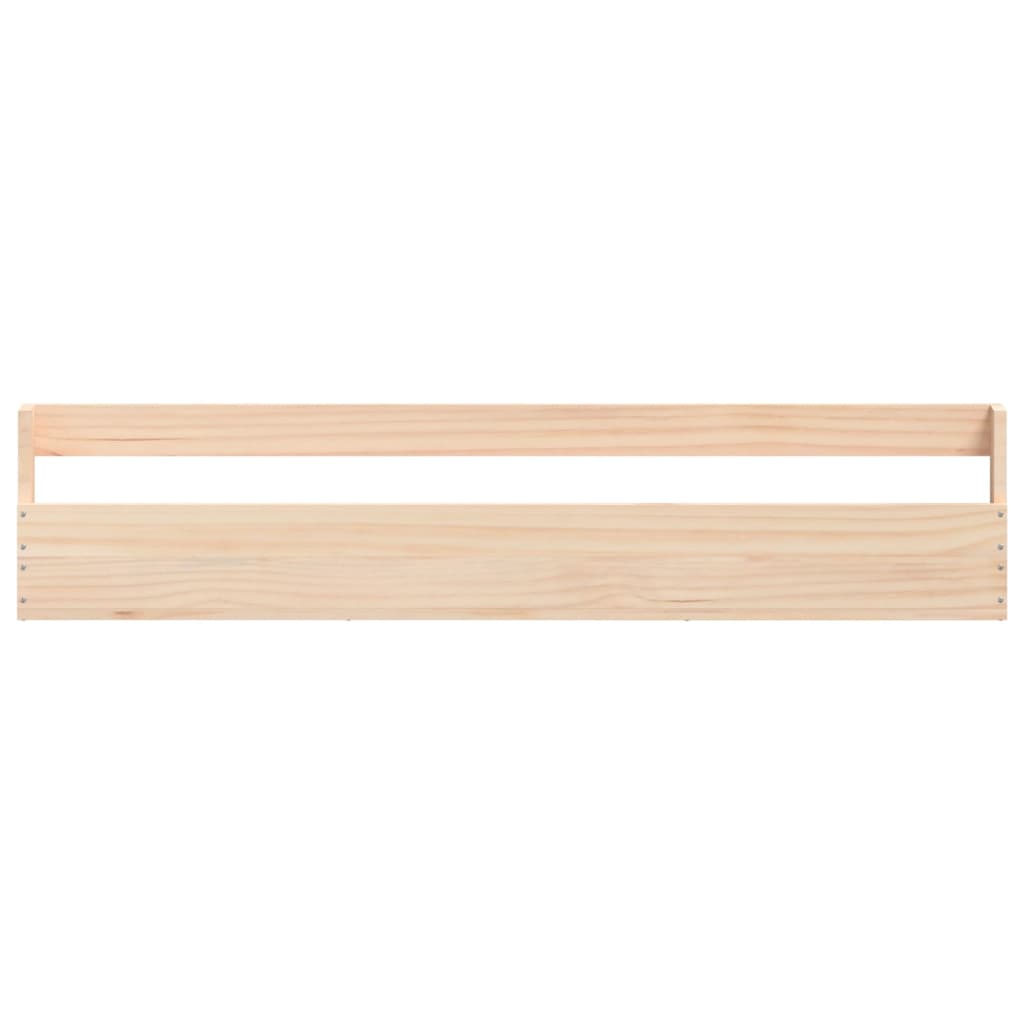 Wandschoenenrekken Massief Grenenhout Naturel 110 x 9 x 23 cm