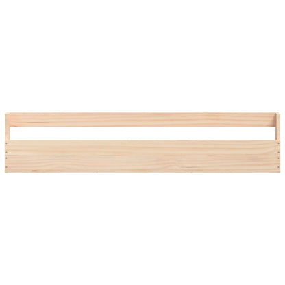 Wandschoenenrekken Massief Grenenhout Naturel 110 x 9 x 23 cm