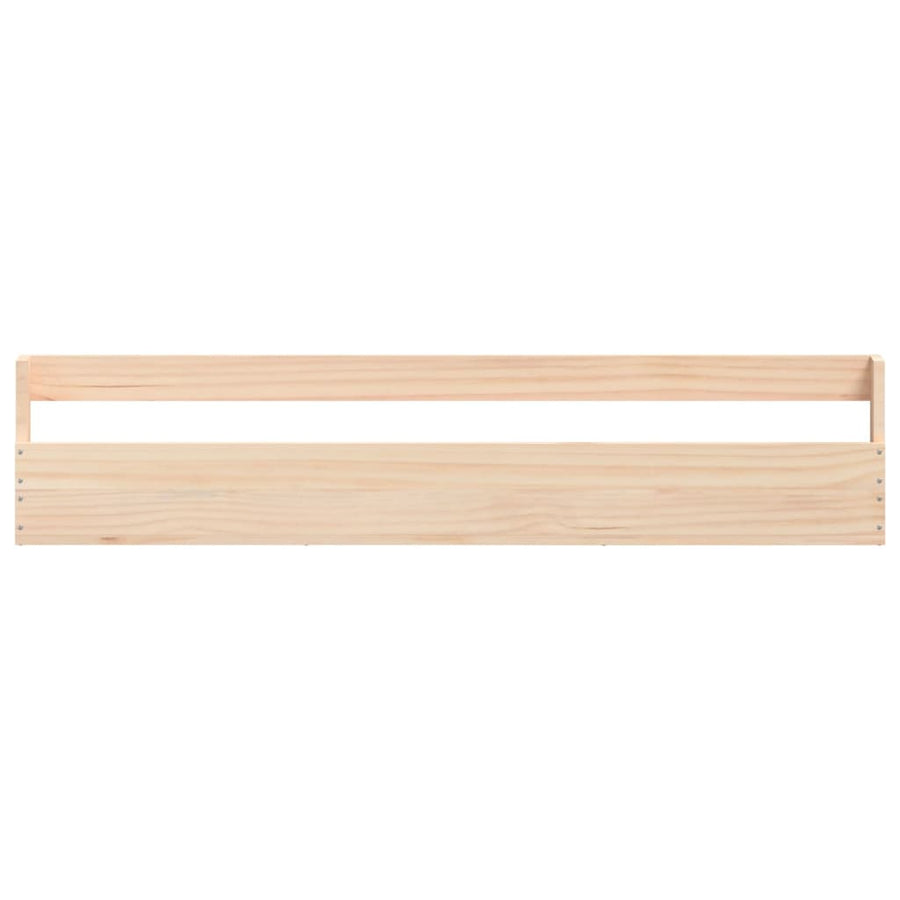 Wandschoenenrekken Massief Grenenhout Naturel 110 x 9 x 23 cm