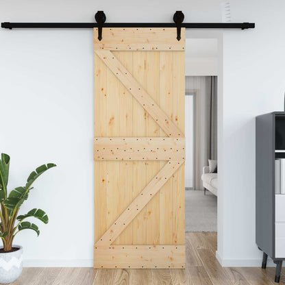 Deur NARVIK Naturel 70 x 210 cm Massief Grenenhout