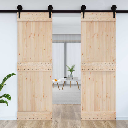 Deur NARVIK Naturel 70 x 210 cm Massief Grenenhout