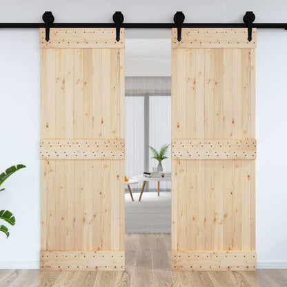 Deur NARVIK Naturel 80 x 210 cm Massief Grenenhout