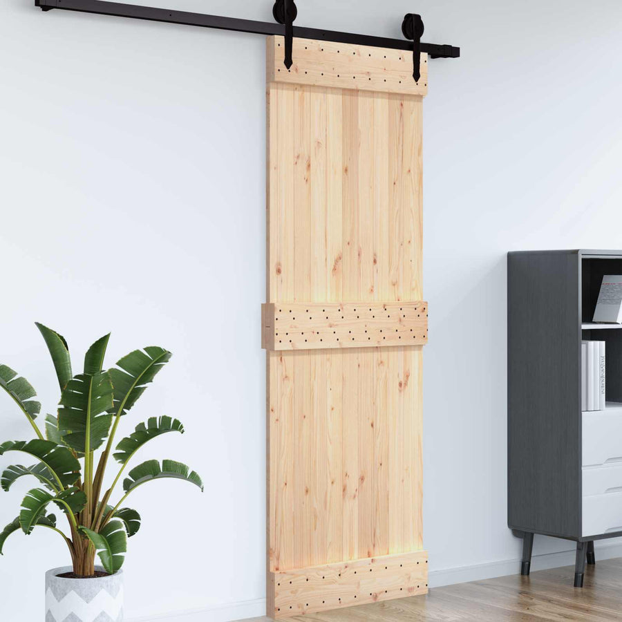 Deur NARVIK Naturel 85 x 210 cm Massief Grenenhout