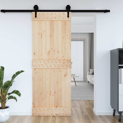 Deur NARVIK Naturel 85 x 210 cm Massief Grenenhout