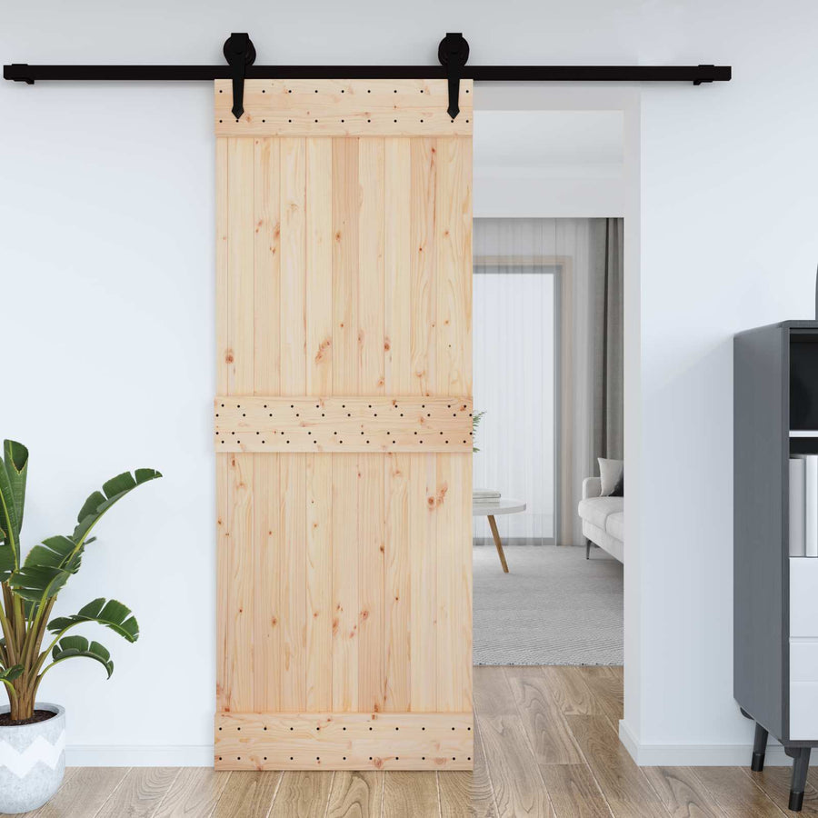 Deur NARVIK Naturel 85 x 210 cm Massief Grenenhout