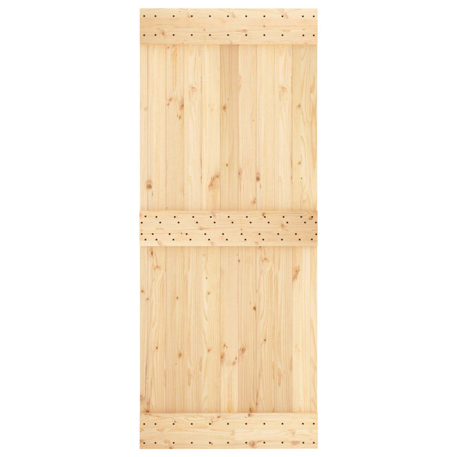 Deur NARVIK Naturel 85 x 210 cm Massief Grenenhout
