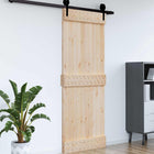 Door NARVIK Natural 95 x 210 cm Solid Pine Wood