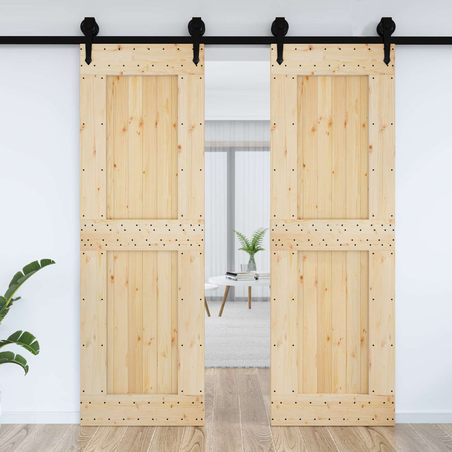 Deur NARVIK Naturel 70 x 210 cm Massief Grenenhout