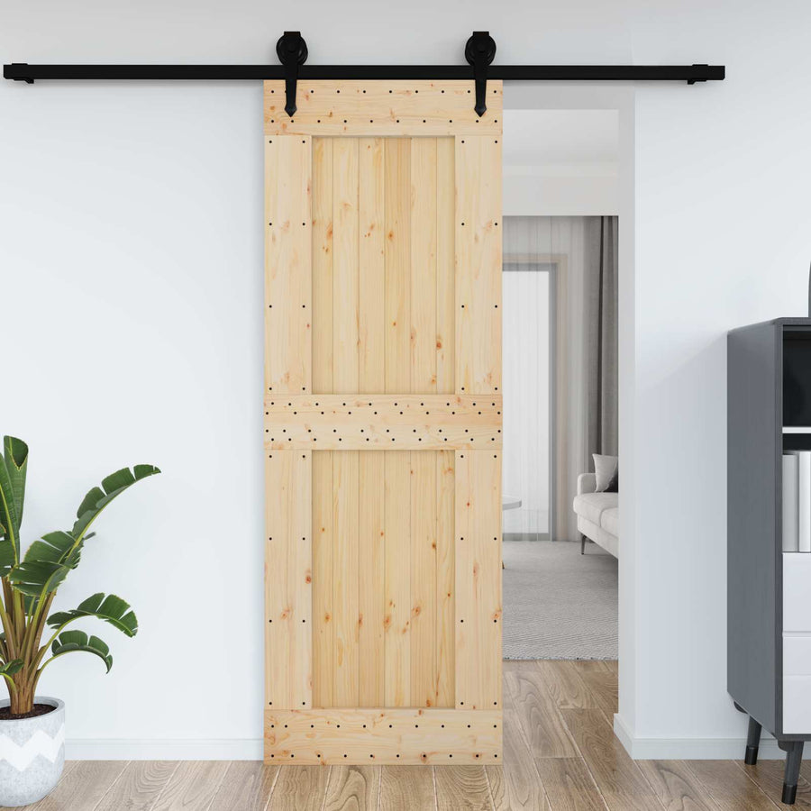 Deur NARVIK Naturel 80 x 210 cm Massief Grenenhout