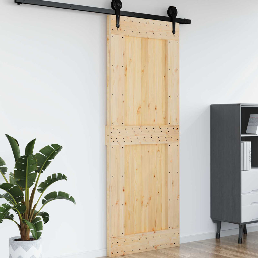 Deur NARVIK Naturel 85 x 210 cm Massief Grenenhout