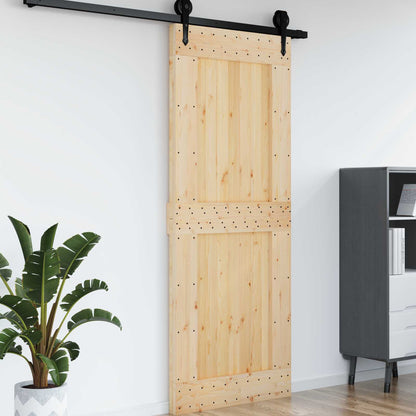Deur NARVIK Naturel 90 x 210 cm Massief Grenenhout