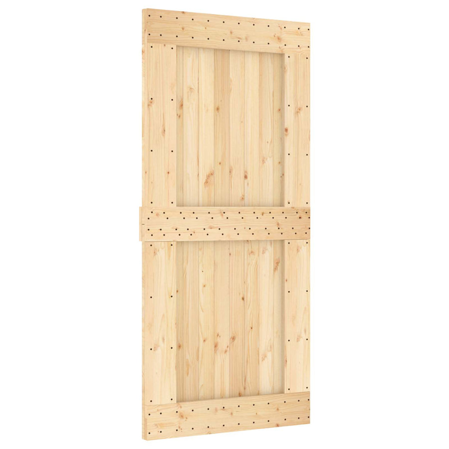 Deur NARVIK Naturel 95 x 210 cm Massief Grenenhout