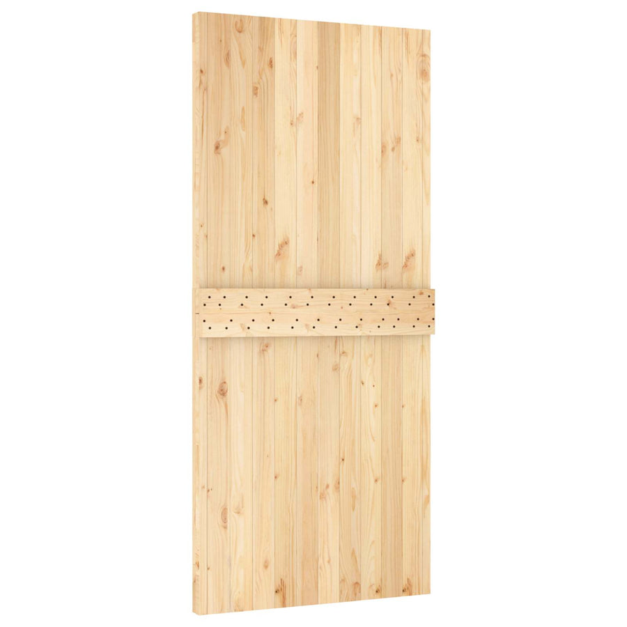 Deur NARVIK Naturel 95 x 210 cm Massief Grenenhout