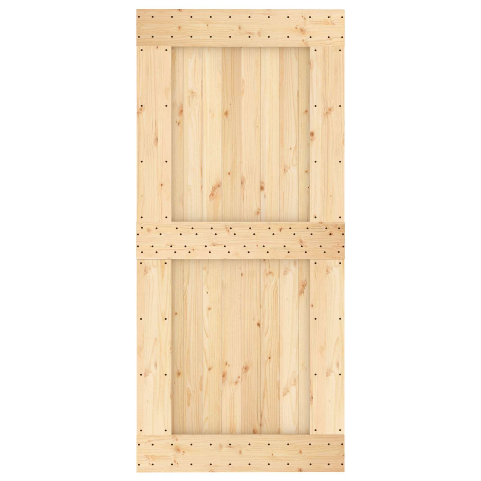 Deur NARVIK Naturel 95 x 210 cm Massief Grenenhout