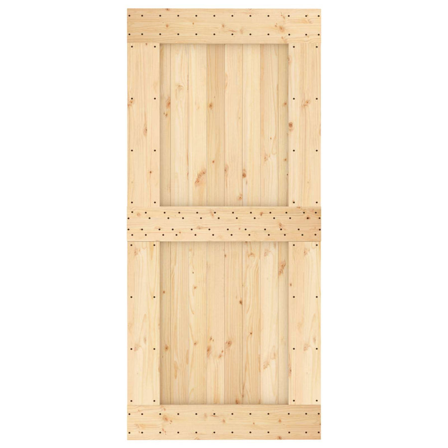 Deur NARVIK Naturel 95 x 210 cm Massief Grenenhout