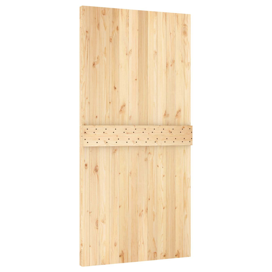 Deur NARVIK Naturel 100 x 210 cm Massief Grenenhout
