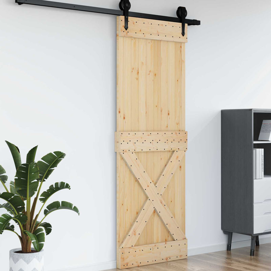 Deur NARVIK Naturel 80 x 210 cm Massief Grenenhout