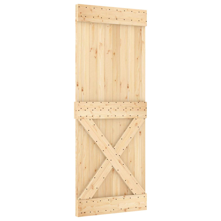 Deur NARVIK Naturel 80 x 210 cm Massief Grenenhout