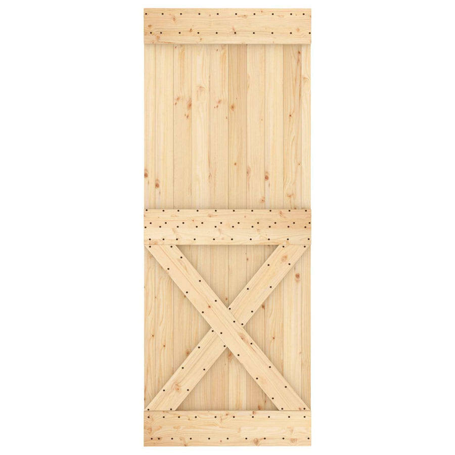 Deur NARVIK Naturel 80 x 210 cm Massief Grenenhout