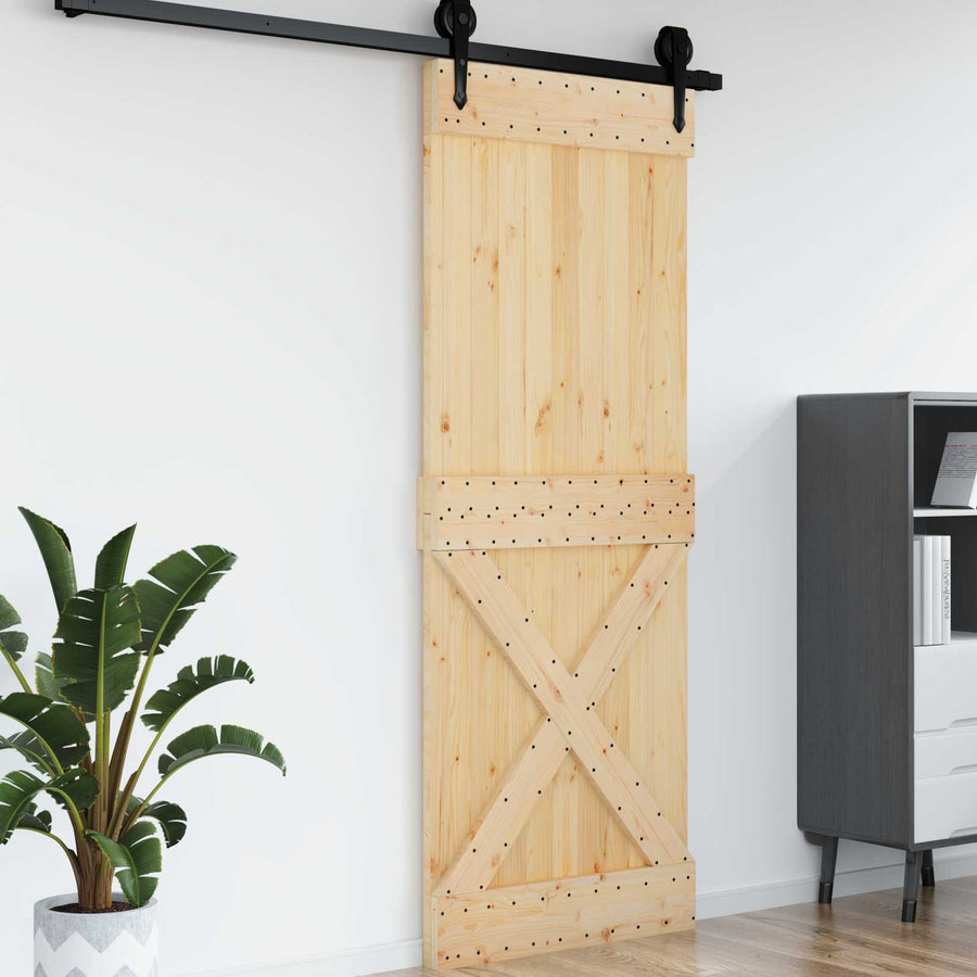 Deur NARVIK Naturel 85 x 210 cm Massief Grenenhout