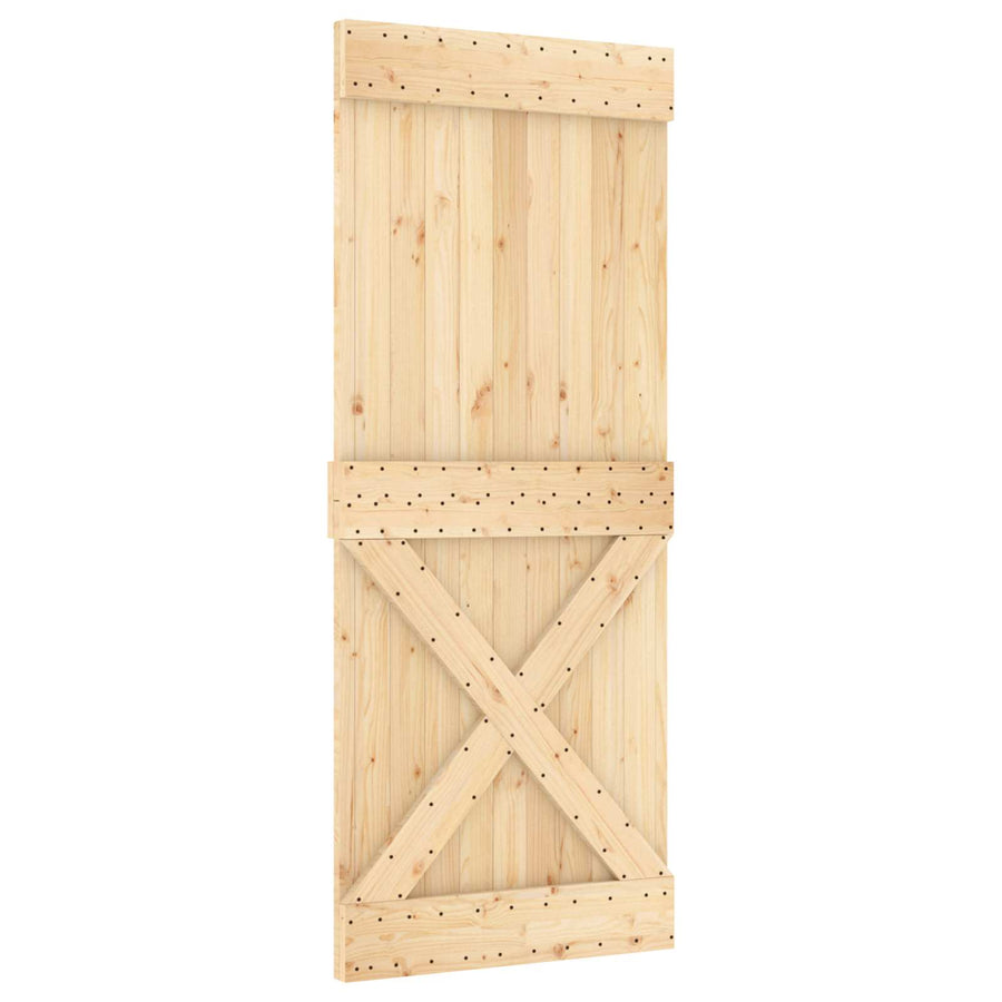Deur NARVIK Naturel 85 x 210 cm Massief Grenenhout