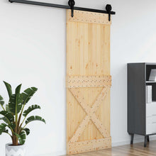Deur NARVIK Naturel 90 x 210 cm Massief Grenenhout