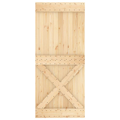 Deur NARVIK Naturel 90 x 210 cm Massief Grenenhout