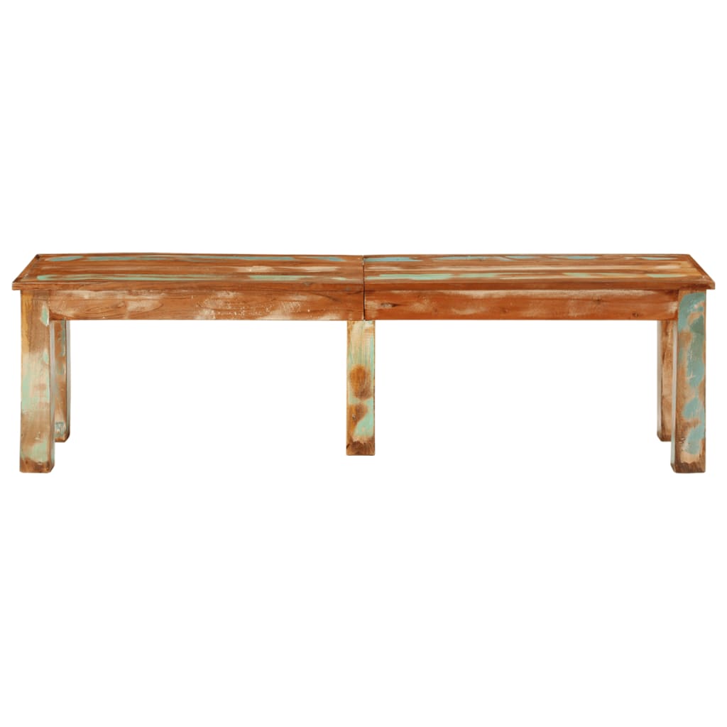 Bank 160x35x46 cm Massief gerecycled hout