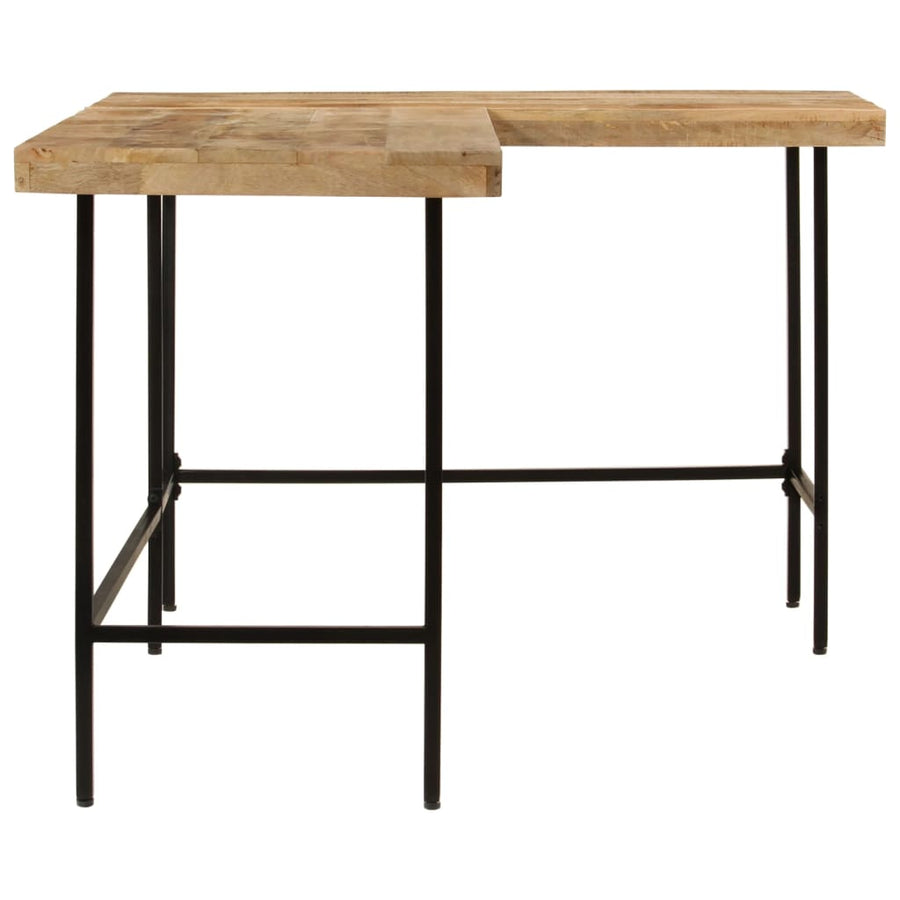 Bureau 165x110x77 cm massief mangohout en ijzer