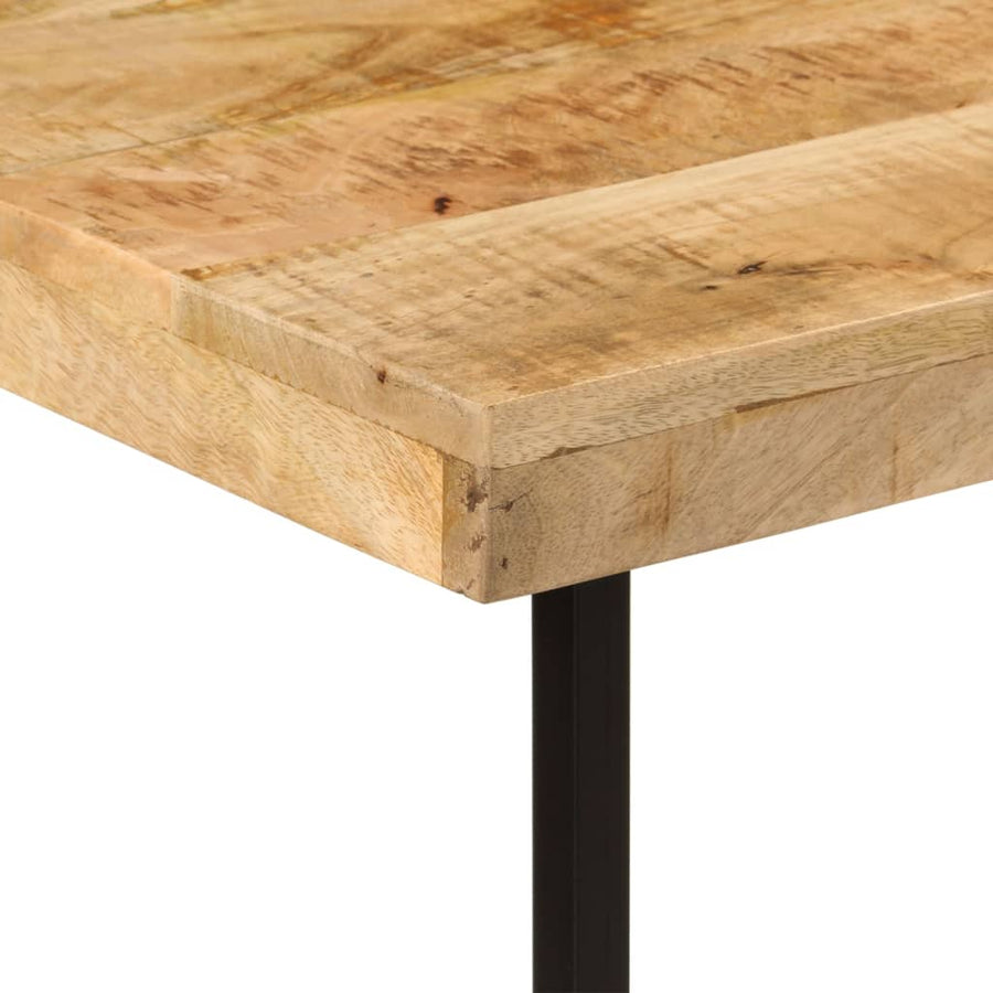 Bureau 165x110x77 cm massief mangohout en ijzer