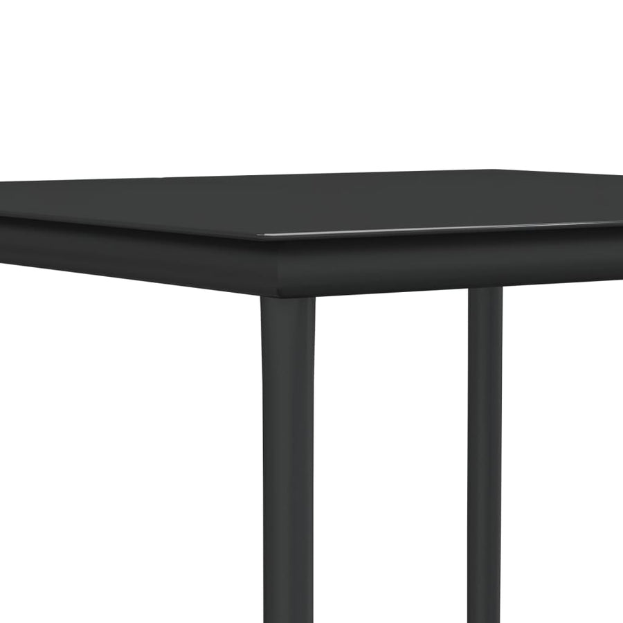-Delige Tuinset Met Kussens Poly Rattan En Staal 5 80 cm tafellengte Bruin