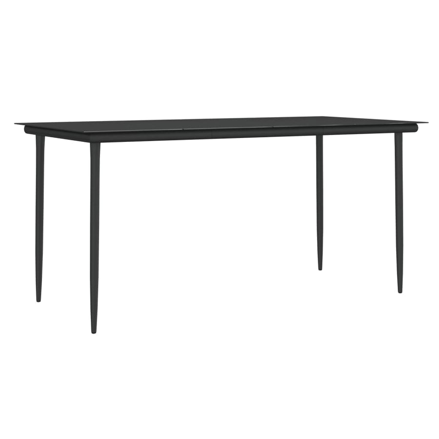 -Delige Tuinset Met Kussens Poly Rattan En Staal 5 160 cm tafellengte Bruin
